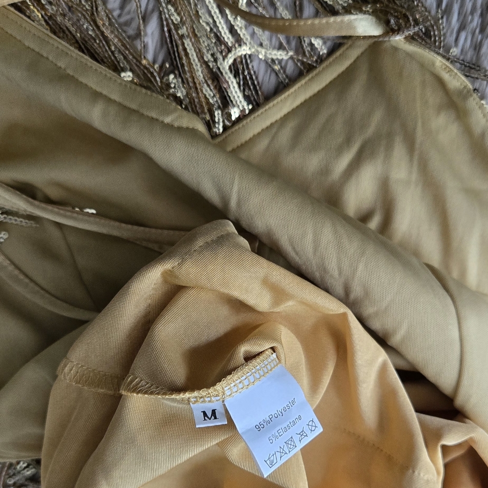 Kaei&Shi Sequin Fringe Romper #1011 NWOT - Picture 4 of 10